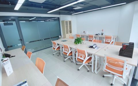 北京三元桥共享办公室2038间｜75㎡精装16人套间·落地窗｜含物业网络¥12800